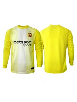 Muži Futbalové oblečenie Inter Milan Brankarsky 2025-26 Dlhy Rukáv - Preč